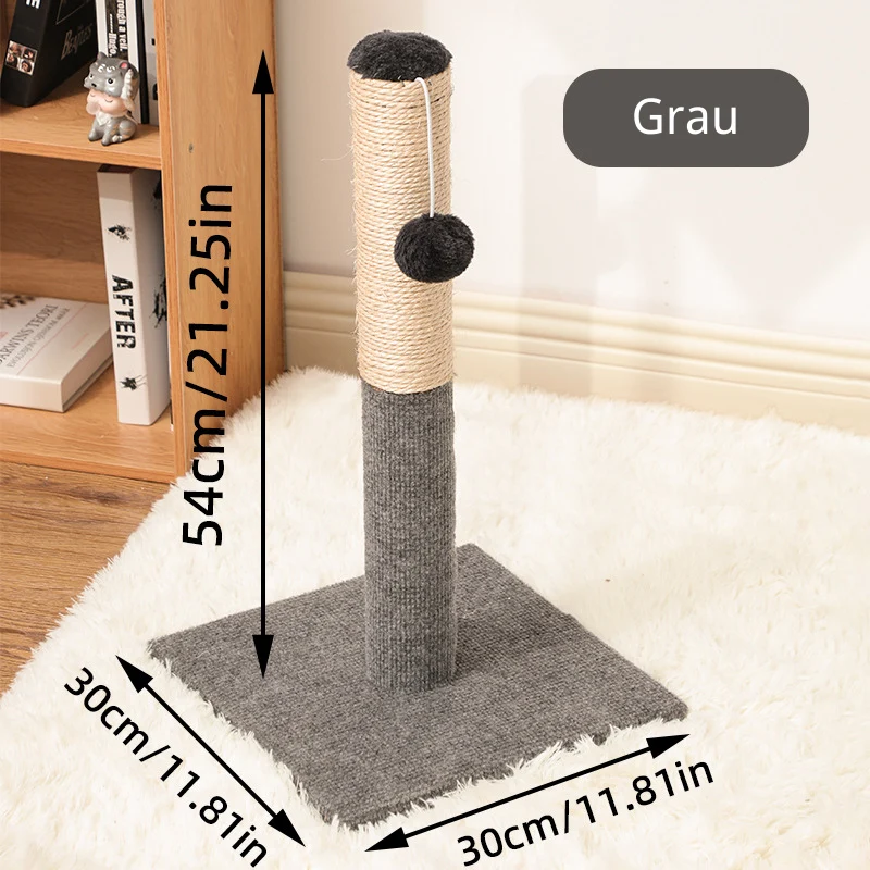 Kleinen Kratzbaum, Stehender Katzenkratzbrett mit strapazierfähigem Sisal, Katzenmöbel für kleine Katzen, modernes Design