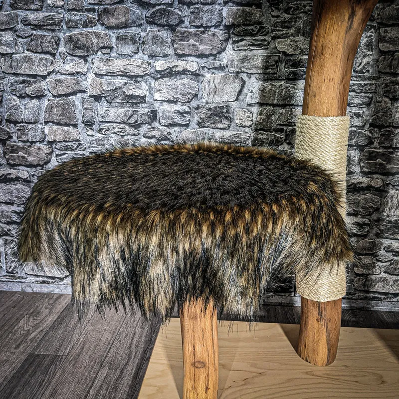 Naturkratzbaum 3538 Kratzbaum Natur Holz Design 175 cm hoch Katzenbaum