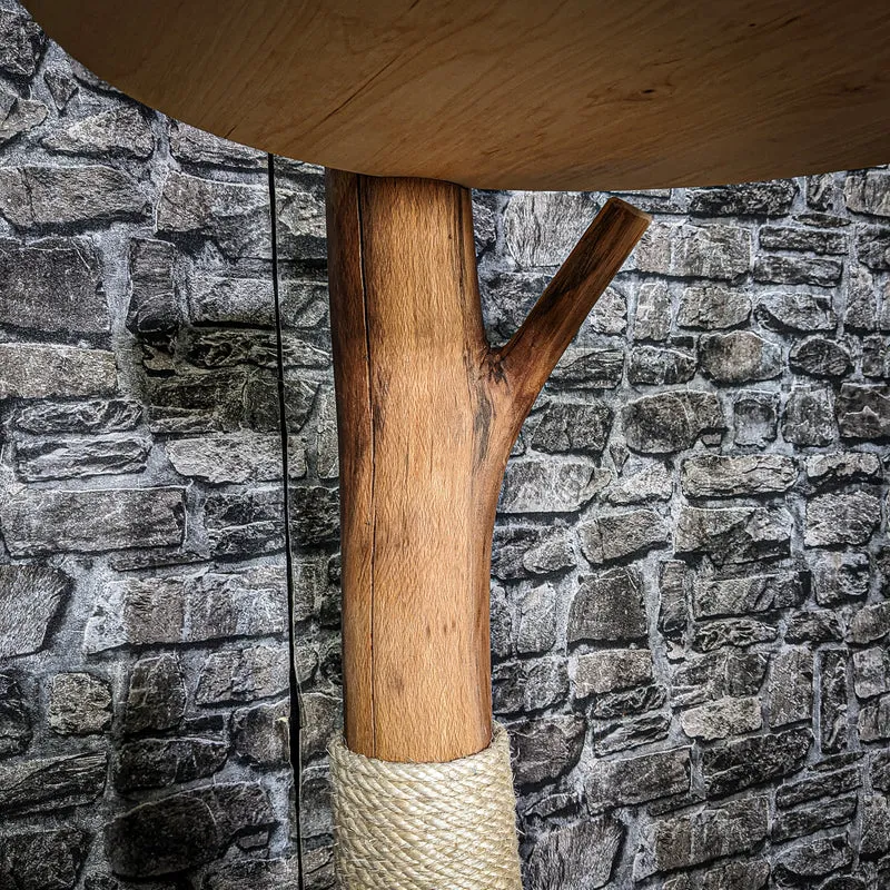Naturkratzbaum 3538 Kratzbaum Natur Holz Design 175 cm hoch Katzenbaum
