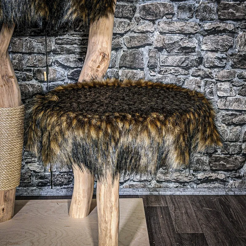 Naturkratzbaum 3531 Kratzbaum Natur Holz Design 175 cm hoch Katzenbaum