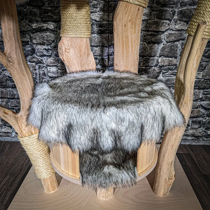 Naturkratzbaum 3521 Kratzbaum Natur Holz Design 185 cm hoch Katzenbaum