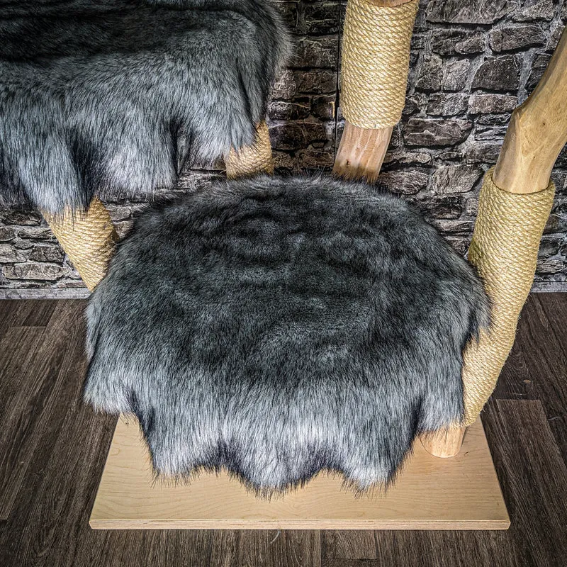 Naturkratzbaum 3510 Kratzbaum Natur Holz Design 175 cm hoch Katzenbaum