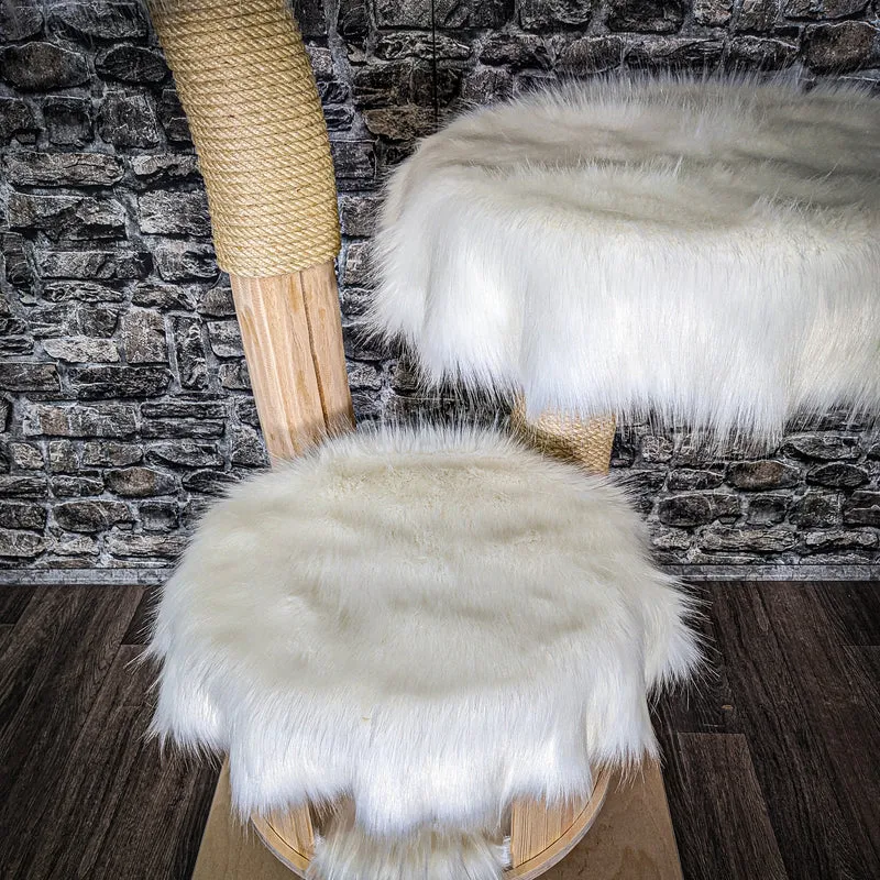 Naturkratzbaum 3508 Kratzbaum Natur Holz Design 115 cm hoch Katzenbaum