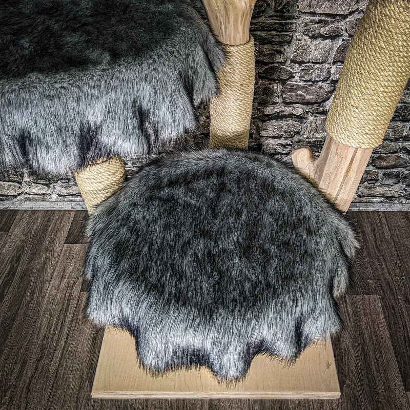 Naturkratzbaum 3502 Kratzbaum Natur Holz Design 146 cm hoch Katzenbaum