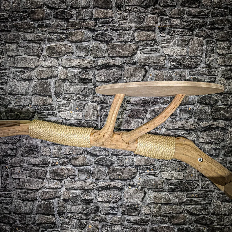 Wandkratzbaum 3499 Naturkratzbaum 240 cm lang Kratzbaum Natur Holz Design