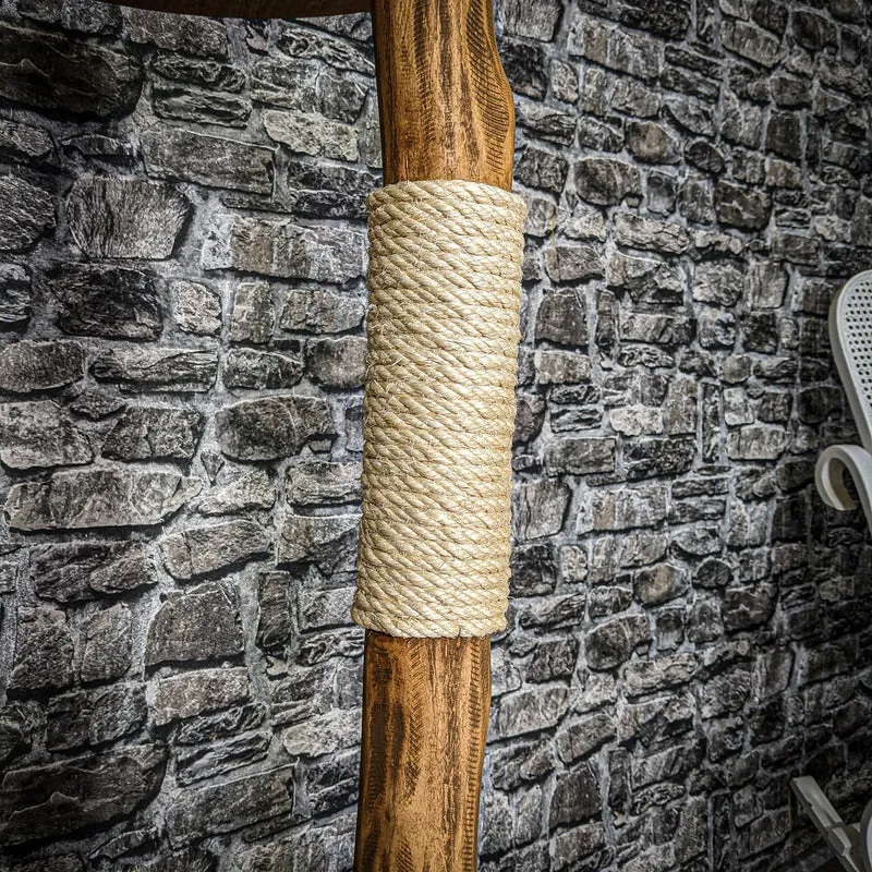 Naturkratzbaum 3335 Kratzbaum Natur Holz Design 175 cm hoch Katzenbaum
