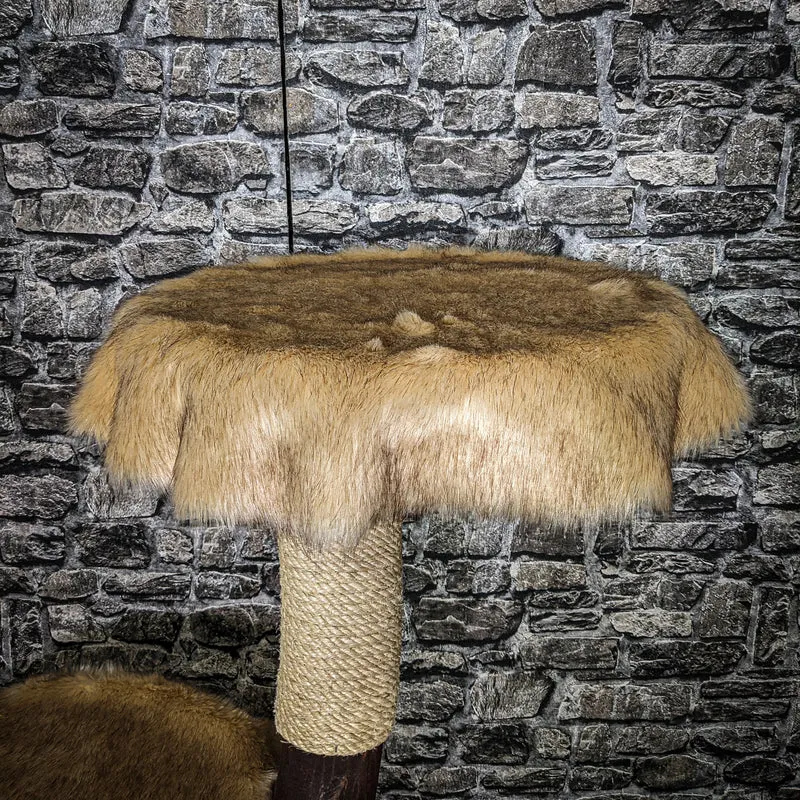 Naturkratzbaum 3408 Kratzbaum Natur Holz Design 99 cm hoch Katzenbaum