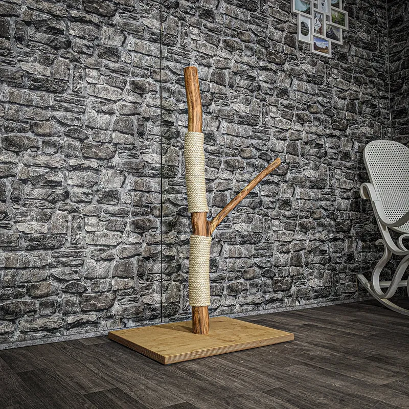 Kratzstamm 3616 Natur Holz Design Kratzbaum 114 cm hoch Naturkratzbaum