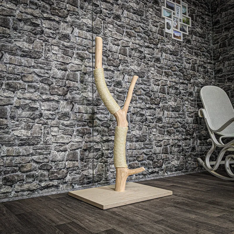 Kratzstamm 3614 Natur Holz Design Kratzbaum 113 cm hoch Naturkratzbaum