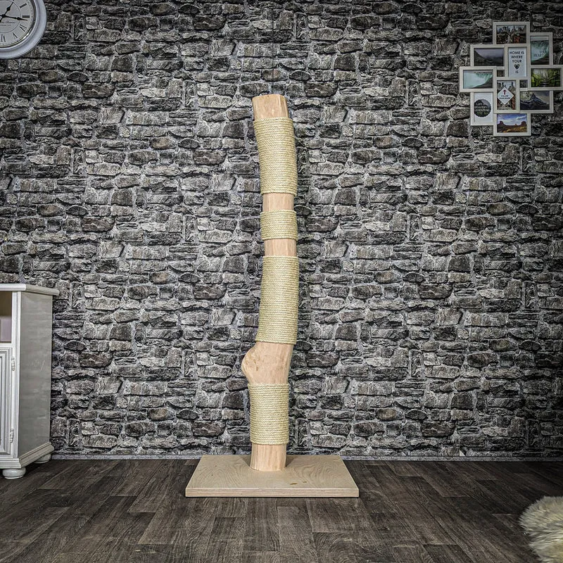 Kratzstamm 3612 Natur Holz Design Kratzbaum 154 cm hoch Naturkratzbaum