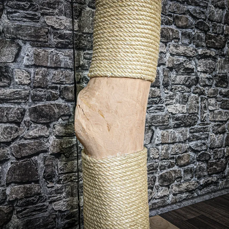 Kratzstamm 3612 Natur Holz Design Kratzbaum 154 cm hoch Naturkratzbaum