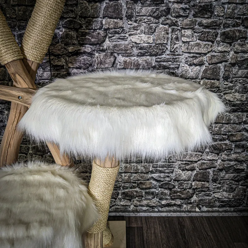 Naturkratzbaum 3609 Kratzbaum Natur Holz Design 203 cm hoch Katzenbaum