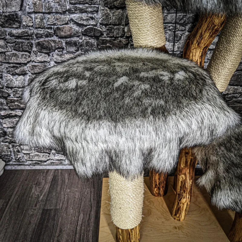 Naturkratzbaum 3608 Kratzbaum Natur Holz Design 173 cm hoch Katzenbaum