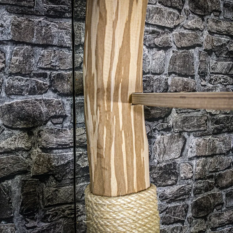 Naturkratzbaum 3605 Kratzbaum Natur Holz Design 146 cm hoch Katzenbaum