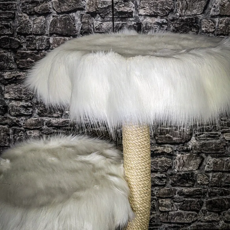 Naturkratzbaum 3602 Kratzbaum Natur Holz Design 87 cm hoch Katzenbaum
