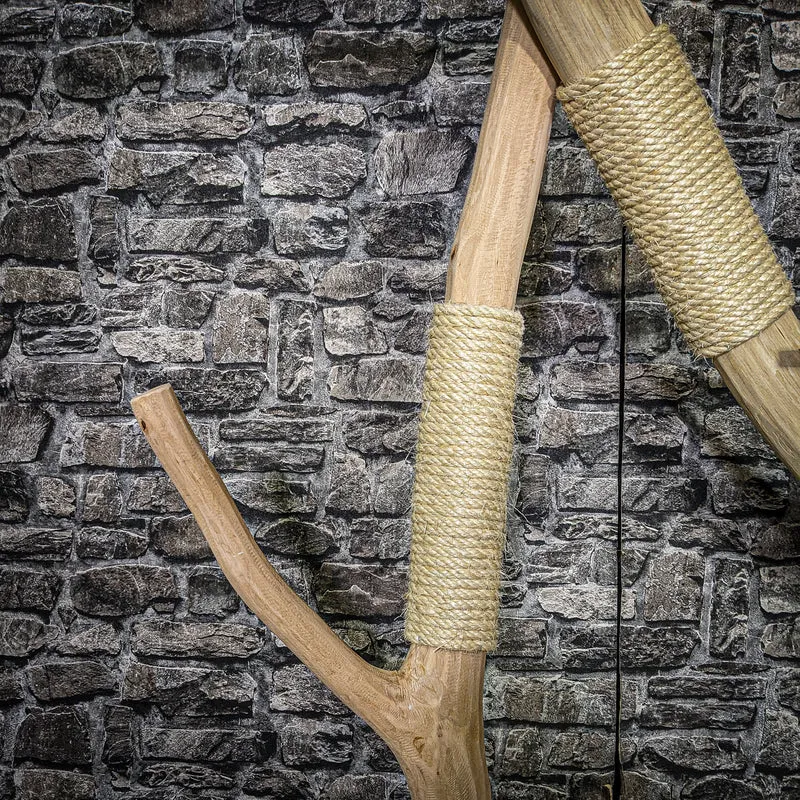 Naturkratzbaum 3595 Kratzbaum Natur Holz Design 143 cm hoch Katzenbaum