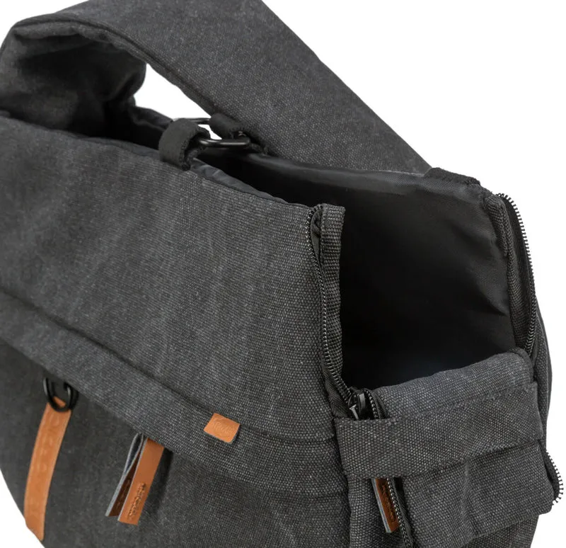 BE NORDIC Umhängetasche Ingrid in Canvas-Optik als Hundetragetasche oder Gassitasche