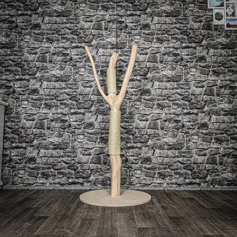 Kratzstamm 3585 Natur Holz Design Kratzbaum 120 cm hoch Naturkratzbaum