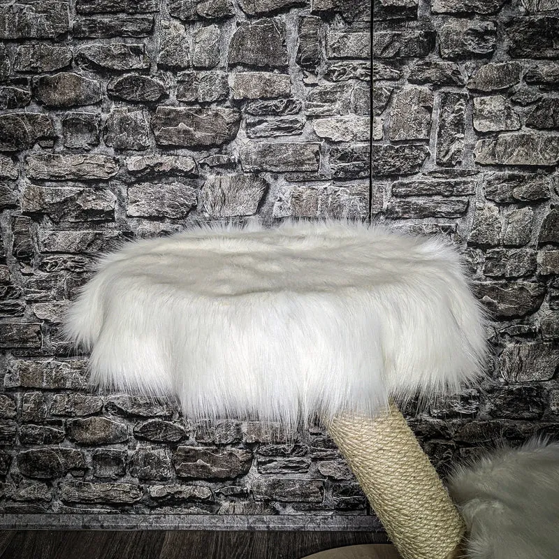 Naturkratzbaum 3583 Kratzbaum Natur Holz Design 61 cm hoch Katzenbaum