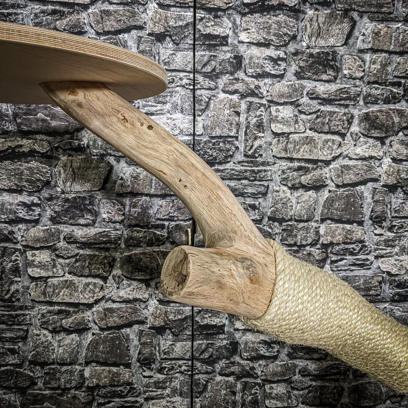 Naturkratzbaum 3581 Kratzbaum Natur Holz Design 80 cm hoch Katzenbaum