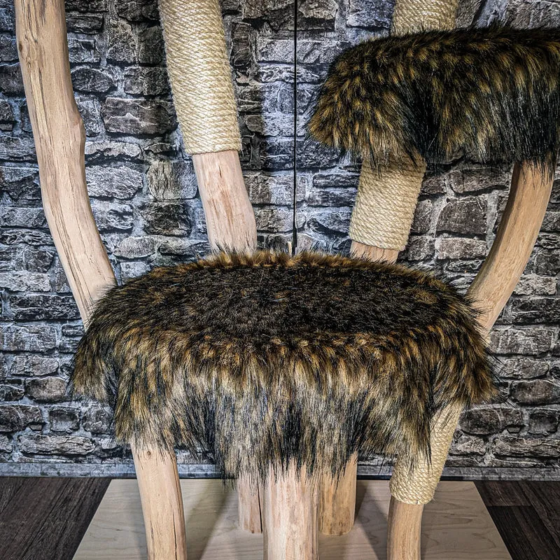 Naturkratzbaum 3574 Kratzbaum Natur Holz Design 175 cm hoch Katzenbaum