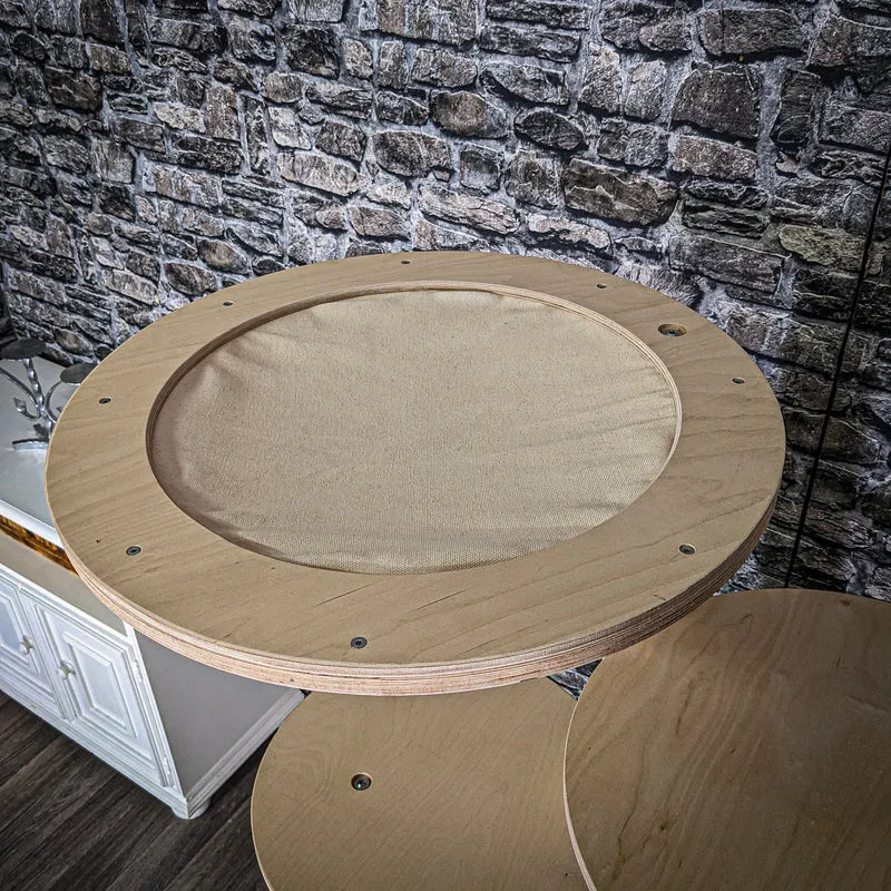 Naturkratzbaum 3568 Kratzbaum Natur Holz Design 144 cm hoch Katzenbaum