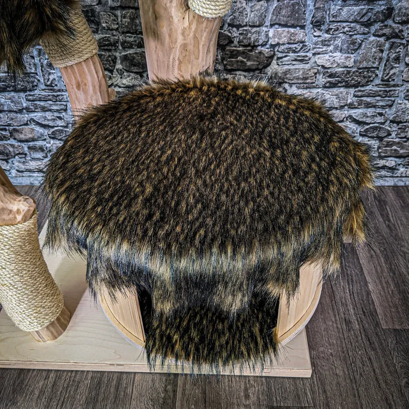 Naturkratzbaum 3560 Kratzbaum Natur Holz Design 200 cm hoch Katzenbaum