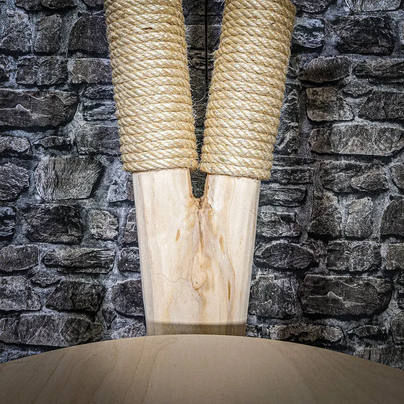 Naturkratzbaum 3494 Kratzbaum Natur Holz Design 196 cm hoch Katzenbaum