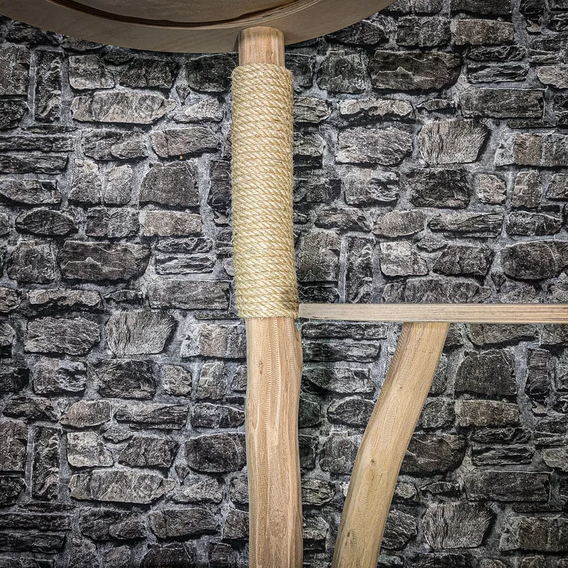 Naturkratzbaum 3479 Kratzbaum Natur Holz Design 173 cm hoch Katzenbaum