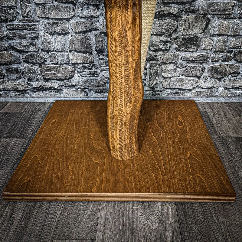 Outdoor Naturkratzbaum 3472 Kratzbaum Natur Holz Design 133 cm hoch Katzenbaum