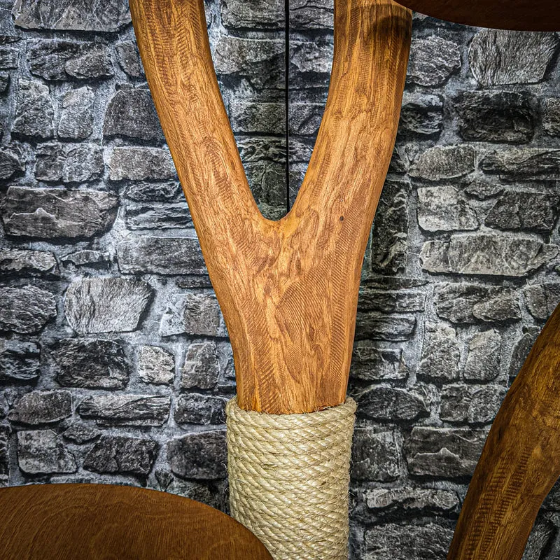 Outdoor Naturkratzbaum 3471 Kratzbaum Natur Holz Design 166 cm hoch Katzenbaum
