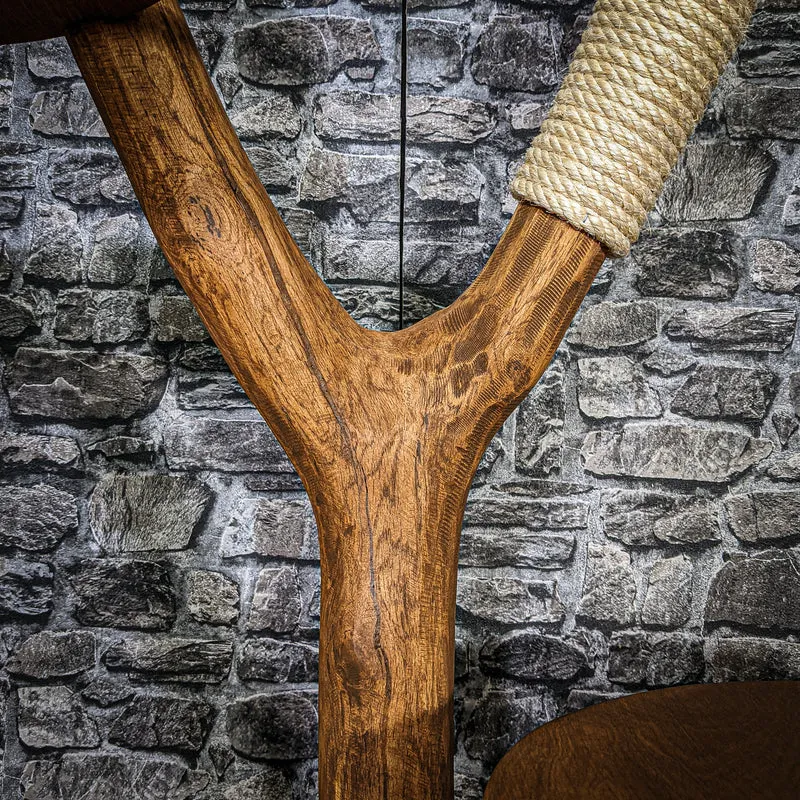 Outdoor Naturkratzbaum 3466 Kratzbaum Natur Holz Design 206 cm hoch Katzenbaum