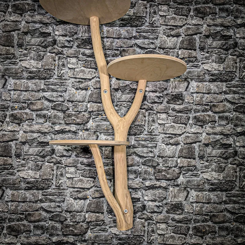 Wandkratzbaum 3476 Naturkratzbaum 119 cm lang Kratzbaum Natur Holz Design