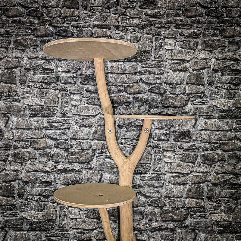Wandkratzbaum 3476 Naturkratzbaum 119 cm lang Kratzbaum Natur Holz Design