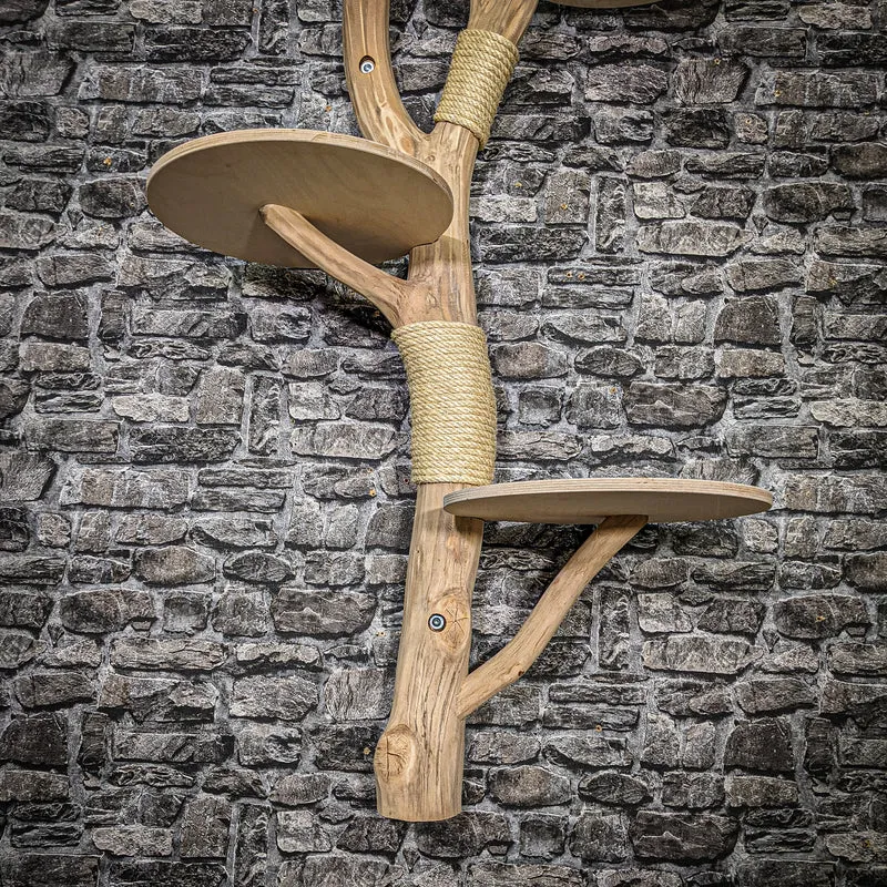 Wandkratzbaum 3475 Naturkratzbaum 163 cm lang Kratzbaum Natur Holz Design