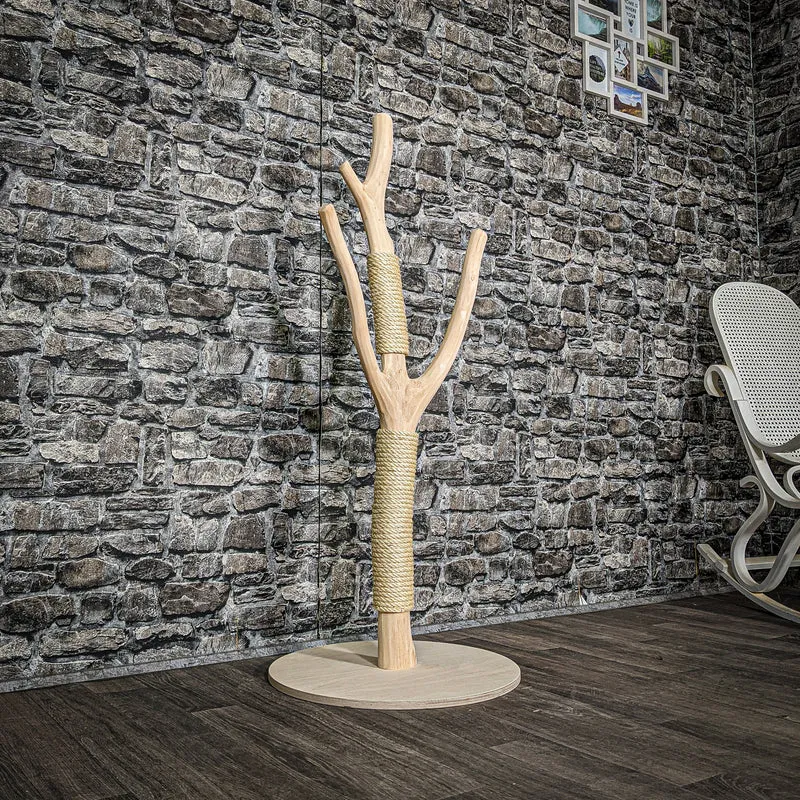 Kratzstamm 3473 Natur Holz Design Kratzbaum 117 cm hoch Naturkratzbaum