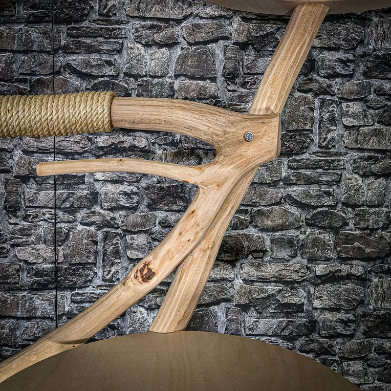 Naturkratzbaum 3463 Kratzbaum Natur Holz Design 194 cm hoch Katzenbaum