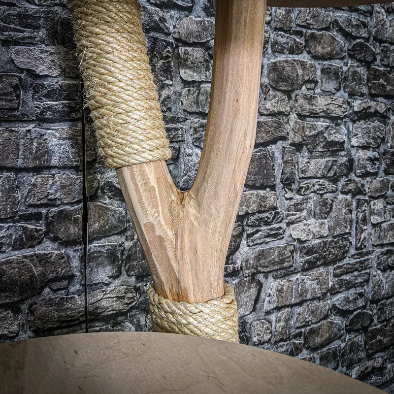 Naturkratzbaum 3462 Kratzbaum Natur Holz Design 114 cm hoch Katzenbaum