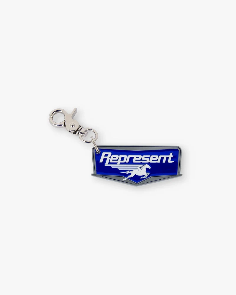 Nothing Tougher Nothing Faster Keyring - Blue