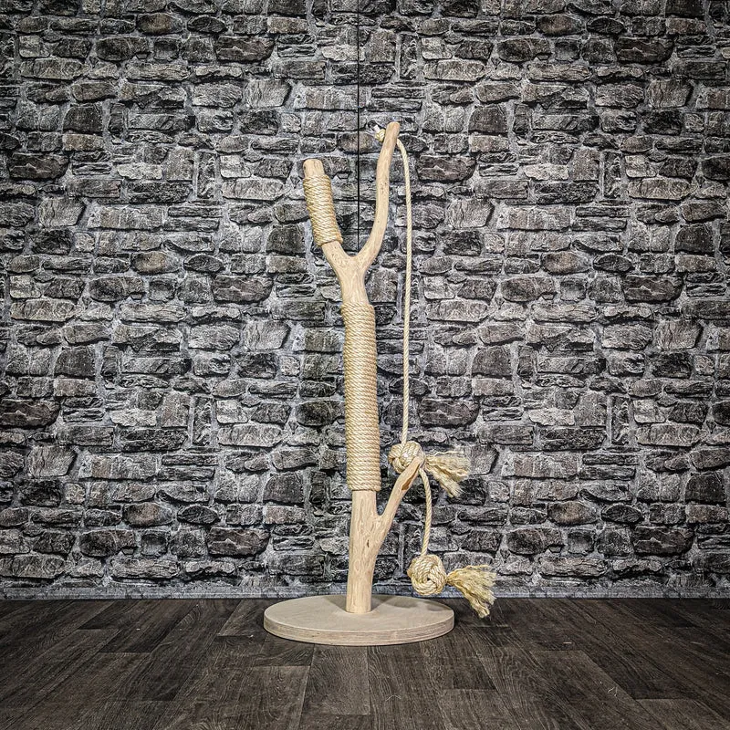 Kratzstamm 3346 Natur Holz Design Kratzbaum 115 cm hoch Naturkratzbaum