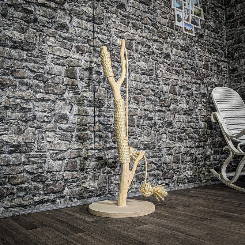 Kratzstamm 3346 Natur Holz Design Kratzbaum 115 cm hoch Naturkratzbaum