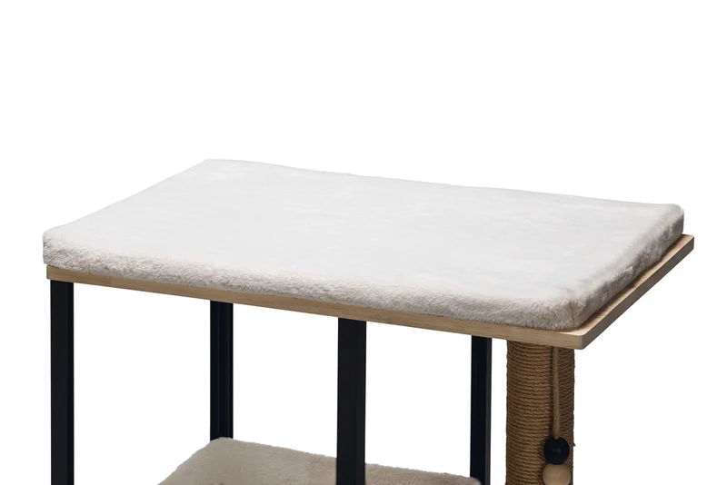 Designed By Lotte Kratzbaum Nala – Holz & Aluminium 65 × 40 × 82 cm braun