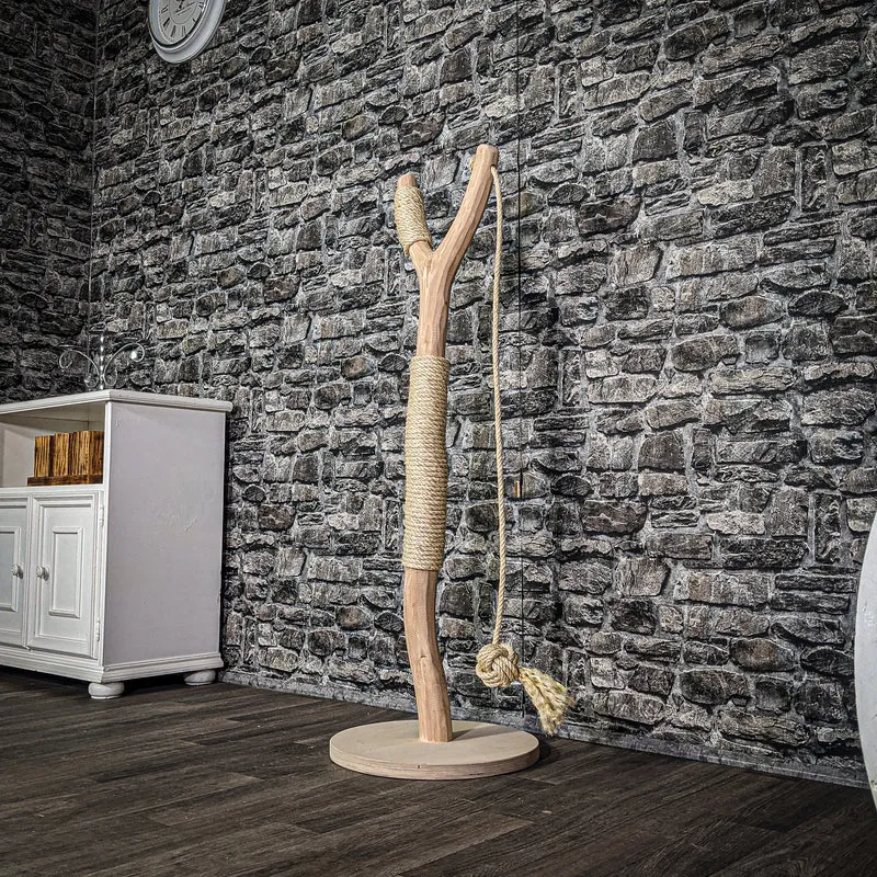 Kratzstamm 3343 Natur Holz Design Kratzbaum 120 cm hoch Naturkratzbaum