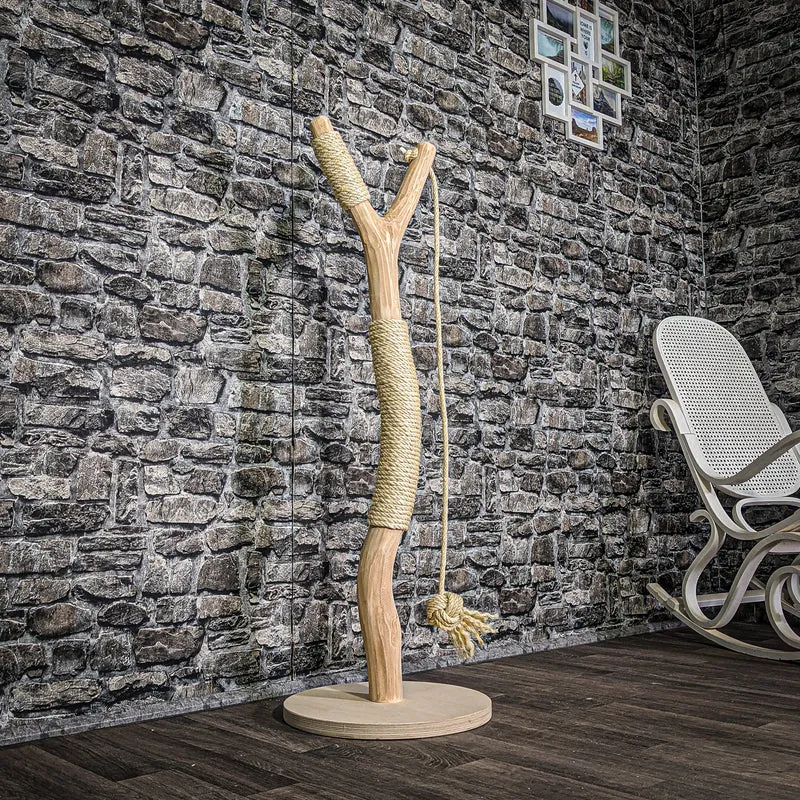 Kratzstamm 3343 Natur Holz Design Kratzbaum 120 cm hoch Naturkratzbaum
