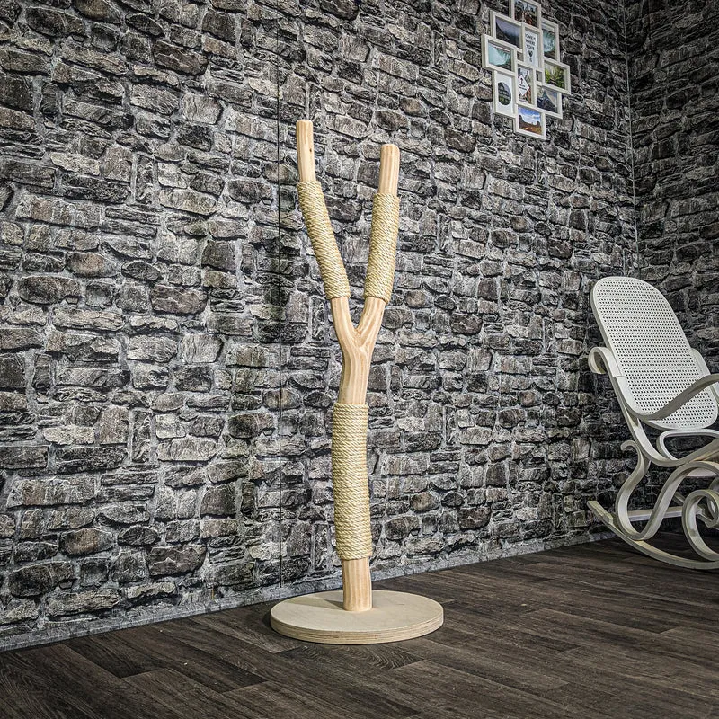 Kratzstamm 3342 Natur Holz Design Kratzbaum 120 cm hoch Naturkratzbaum