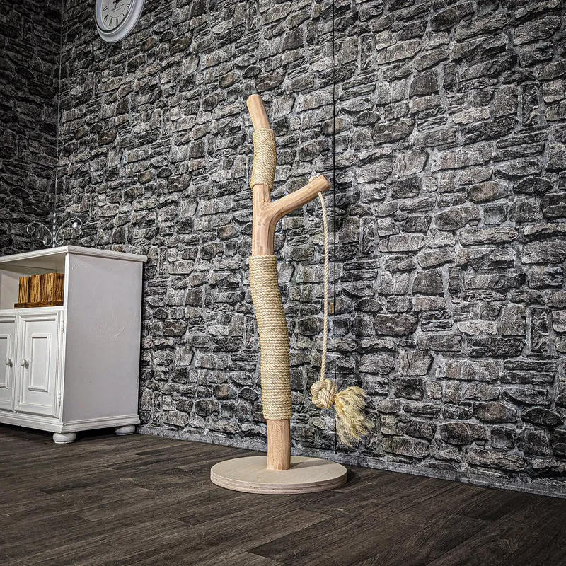 Kratzstamm 3334 Natur Holz Design Kratzbaum 120 cm hoch Naturkratzbaum