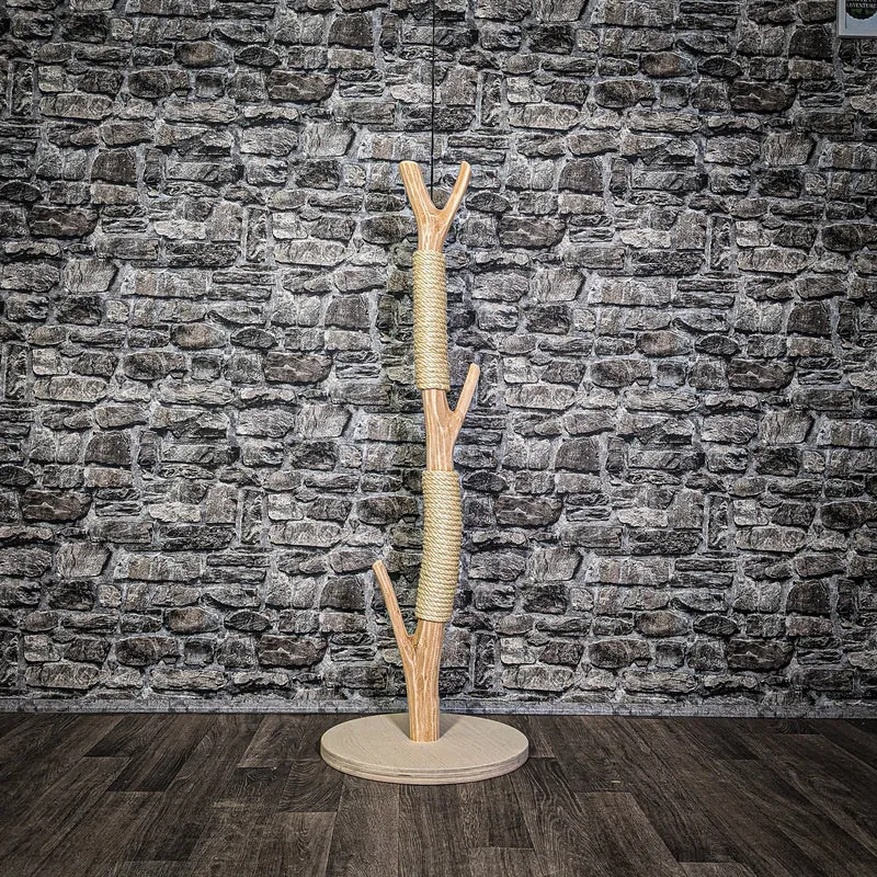 Kratzstamm 3329 Natur Holz Design Kratzbaum 120 cm hoch Naturkratzbaum