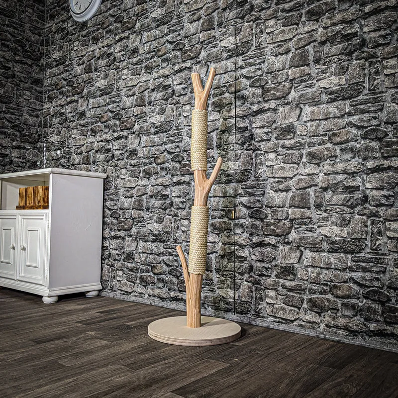 Kratzstamm 3329 Natur Holz Design Kratzbaum 120 cm hoch Naturkratzbaum