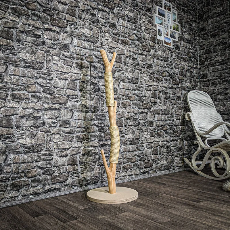 Kratzstamm 3329 Natur Holz Design Kratzbaum 120 cm hoch Naturkratzbaum