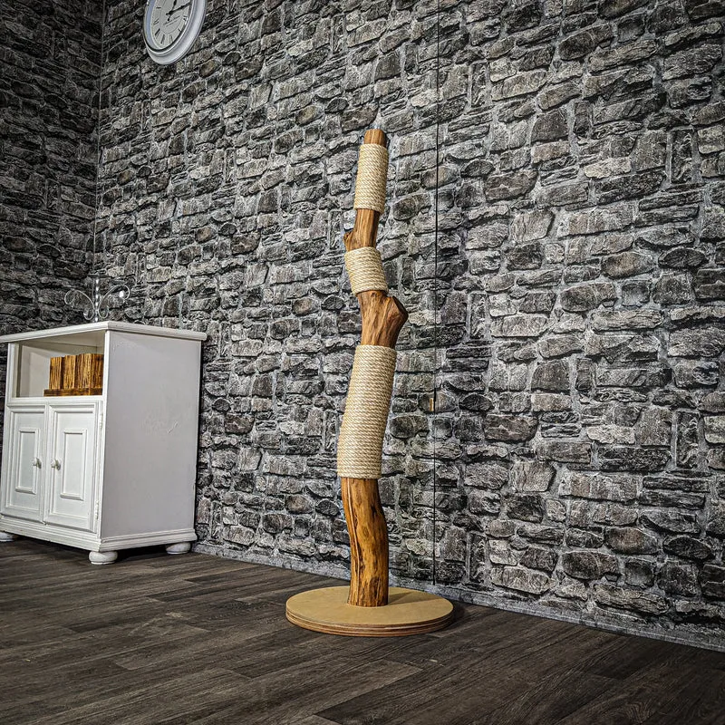 Kratzstamm 3328 Natur Holz Design Kratzbaum 120 cm hoch Naturkratzbaum
